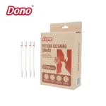 Dono Pet Ear Cleaning Swabs, Disposable Cotton Swabs for Dog & Cat Ear Care